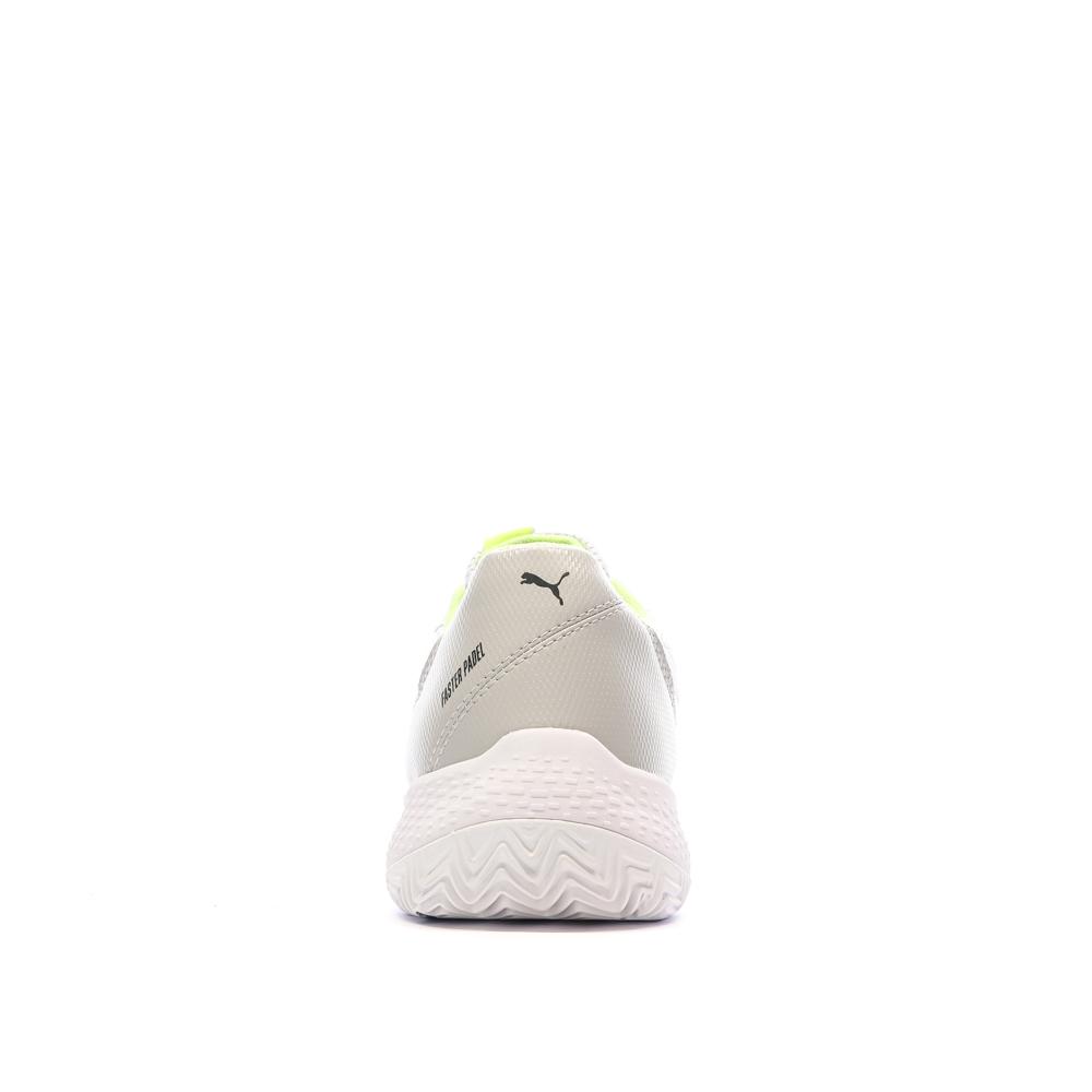 Puma Men's Padel Shoes White/Yellow Nova Court Photo of the Espace des Marques %store% store - view of %key%