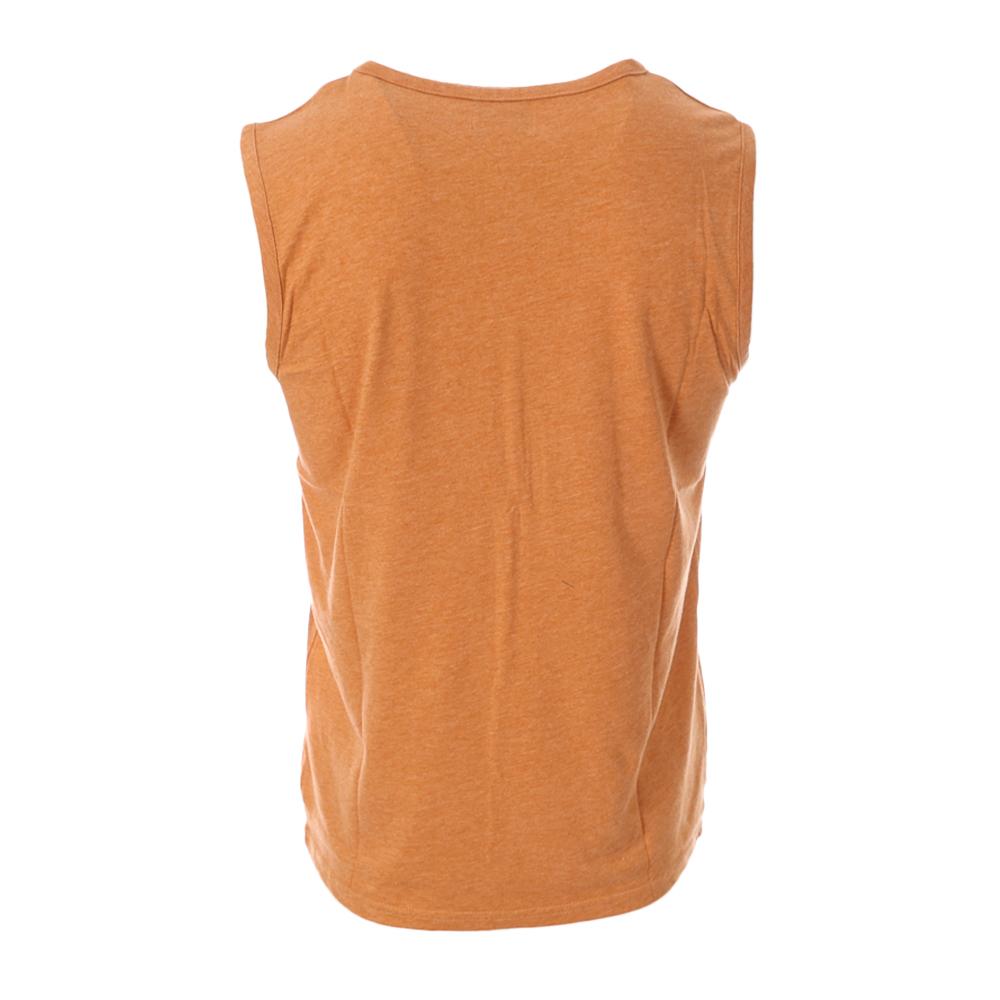 Camiseta de tirantes naranja para hombre RMS26 91340 ver 2