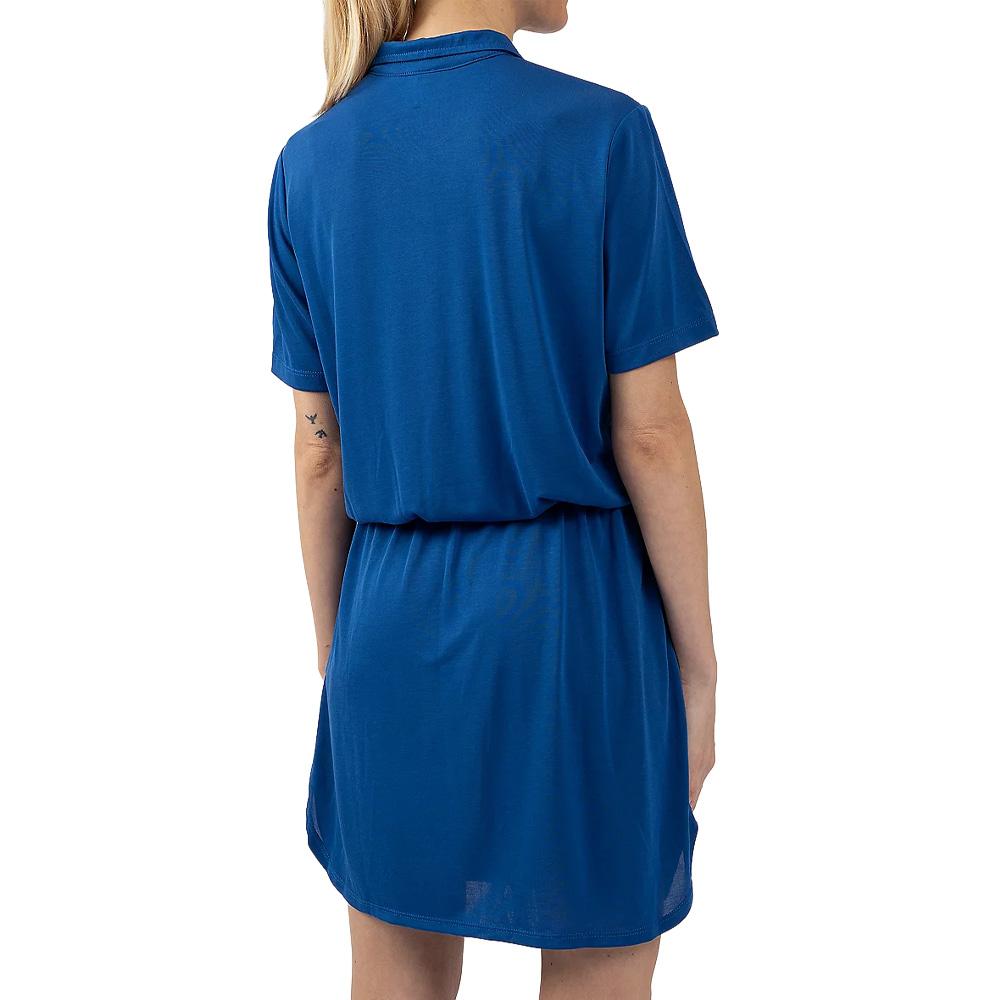Blaues Damenkleid Sun Valley TRACE Ansicht 2