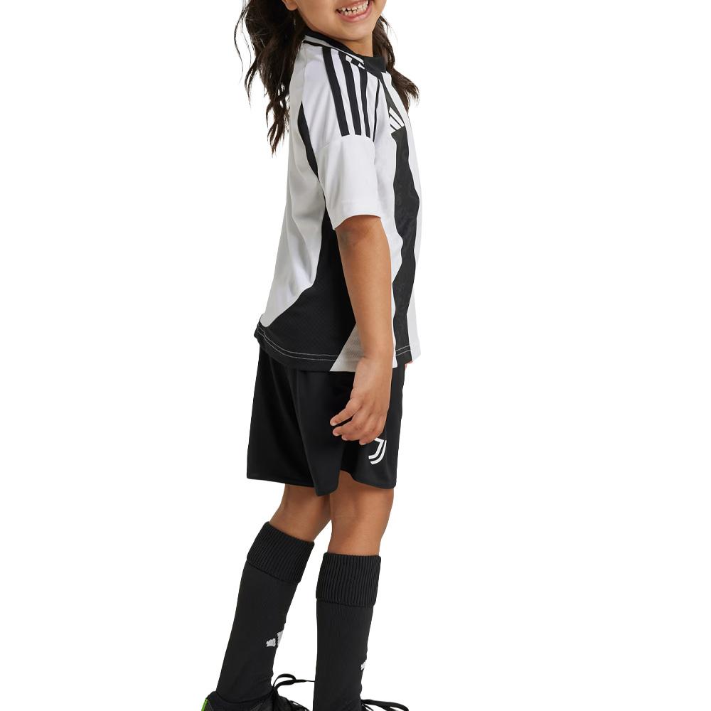 Juventus Anzug Weiß/Schwarz Kinder Adidas 24/25 Ansicht 2