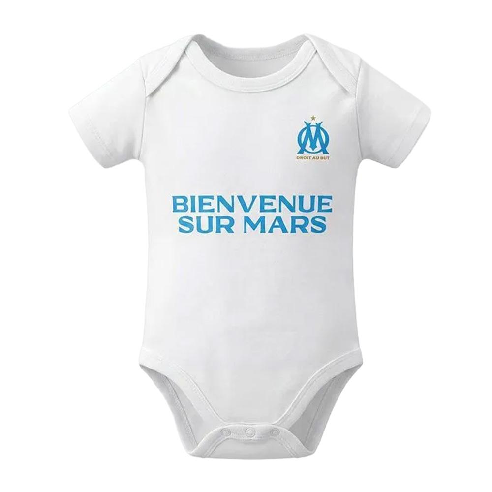 Coffret Naissance Turquoise/Blanc Bébé Olympique De Marseille vue 2