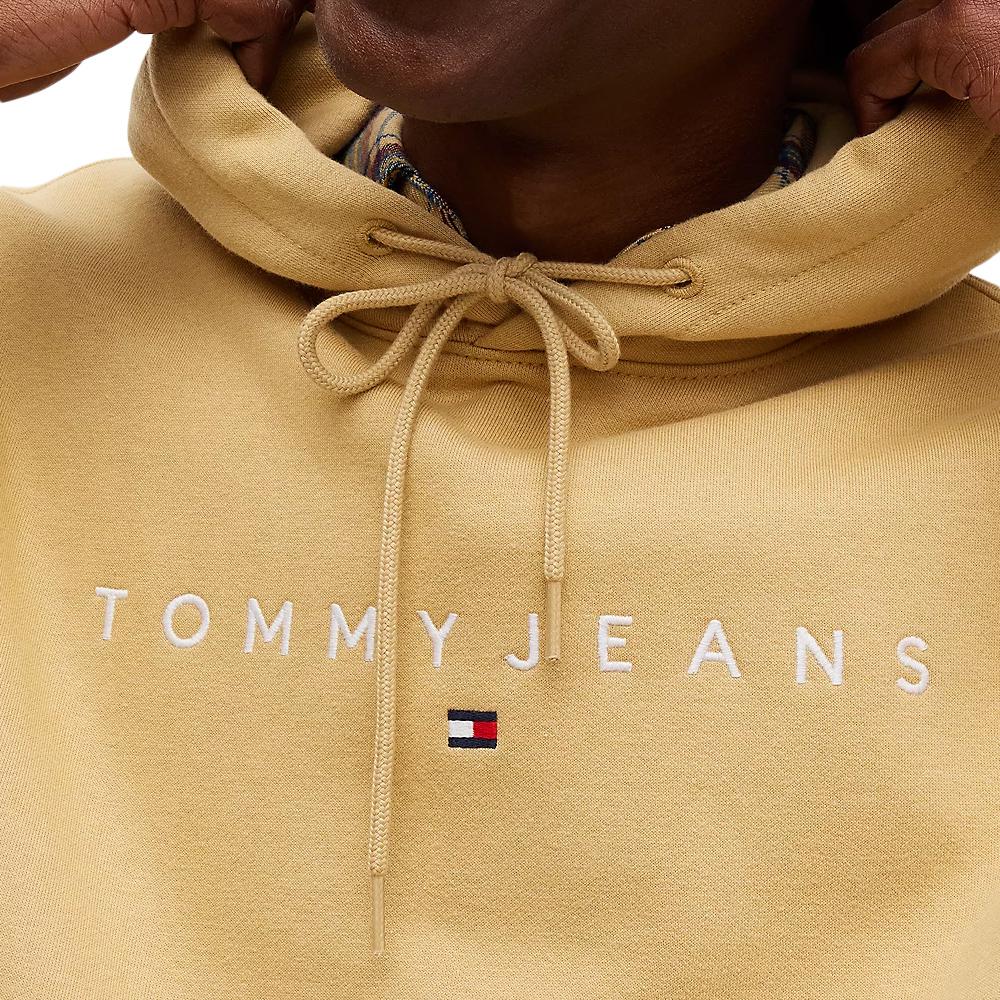 Men’s Sand-Coloured Tommy Hilfiger Washed Sweatshirt DM0DM20746 Photo of the Espace des Marques %store% store - view of %key%