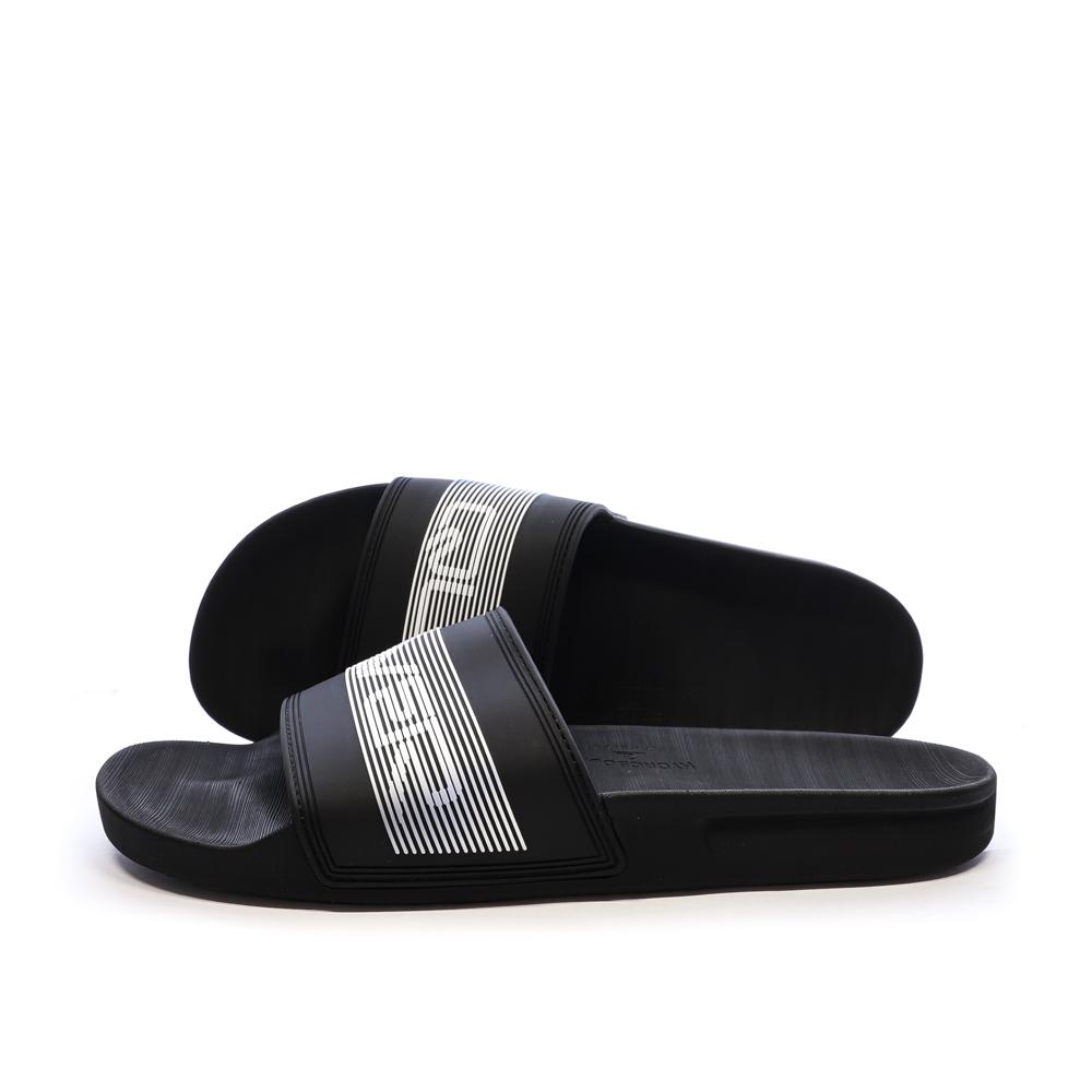 Claquettes Noires Homme Quiksilver Wordmrksld pas cher