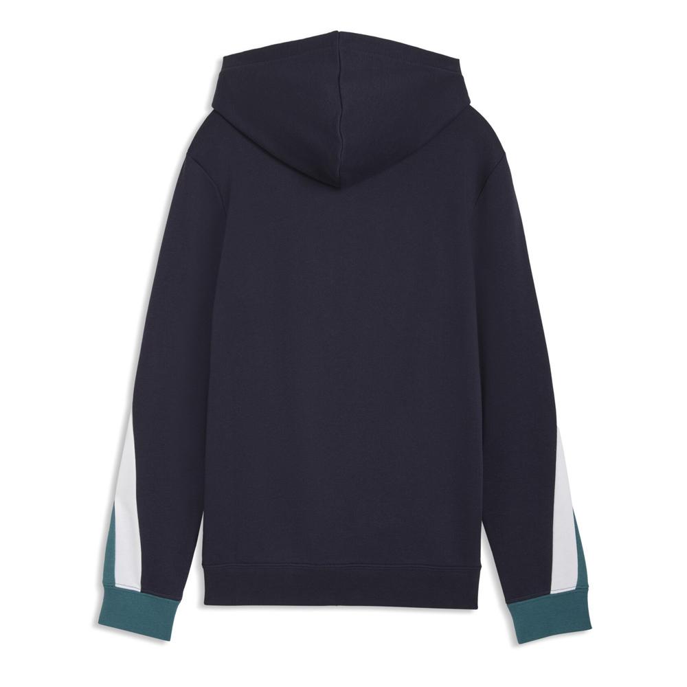 Sweat Bleu/Marine Garçon Puma Ess Block Hoodie Tr vue 2