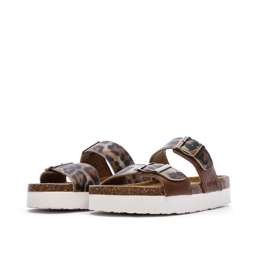 Braune Damensandalen Kaporal Solinea Ansicht 6