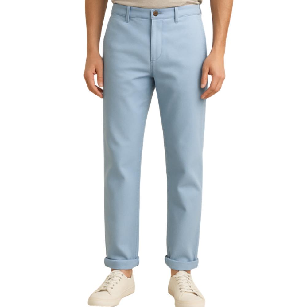 Pantalones fluidos azules para hombre Teddy Smith Pallas Chino barato