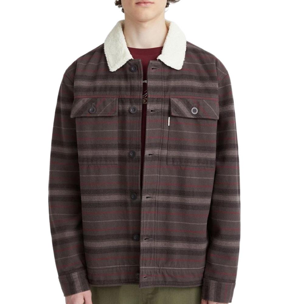 Veste à carreaux Marron Homme O'Neill Fleece Lined pas cher