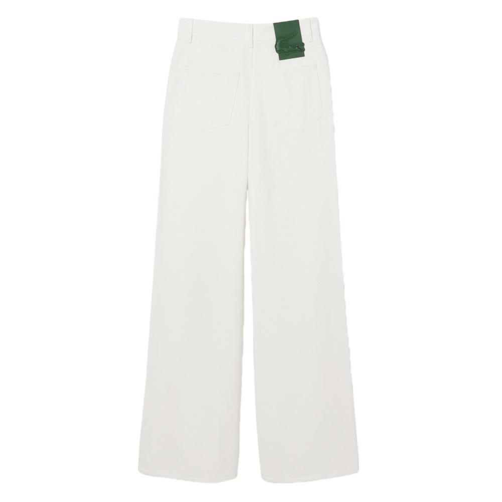 Vaqueros blancos Lacoste Runway Wide para mujer ver 2