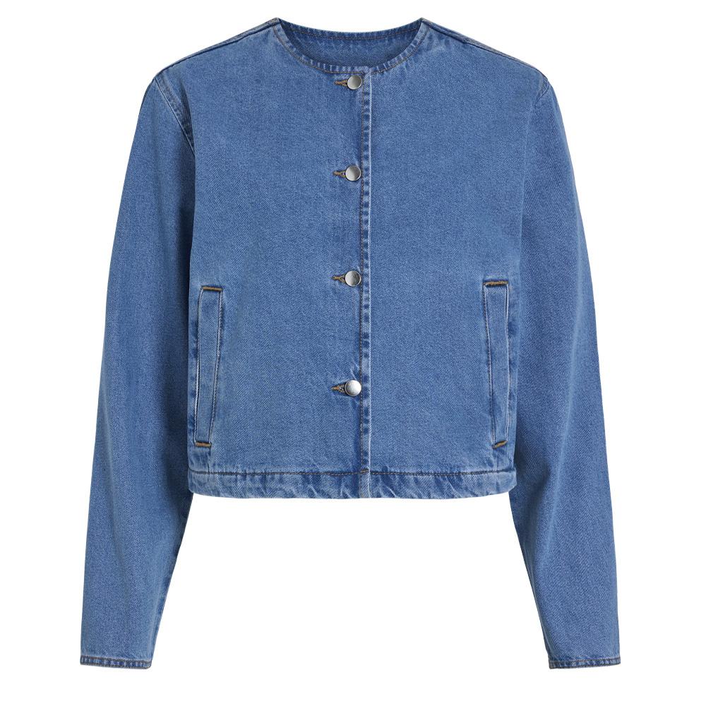 Veste en Jean Bleu Femme Vila Reba pas cher