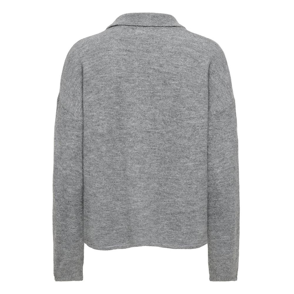 Pull Gris Clair Femme JDY Lanora vue 2