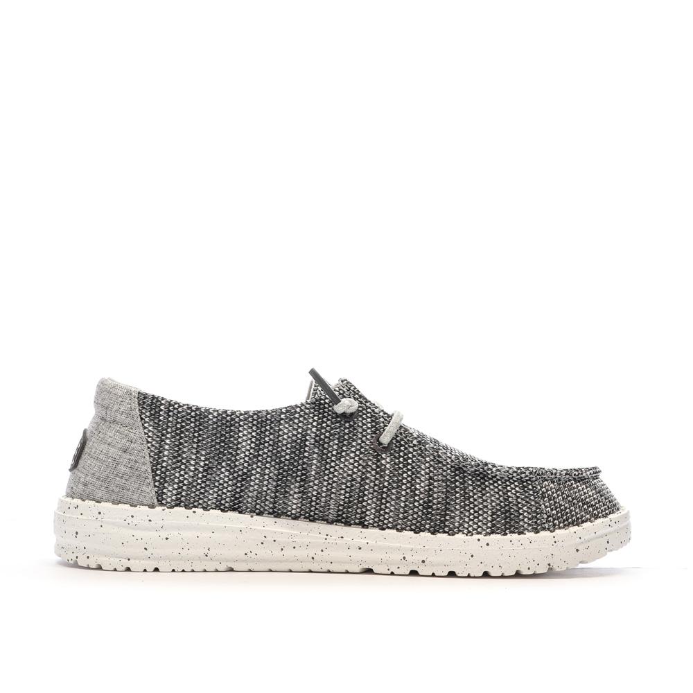 Zapatillas Hey Dude Wendy Sox Mujer Gris Heather ver 2