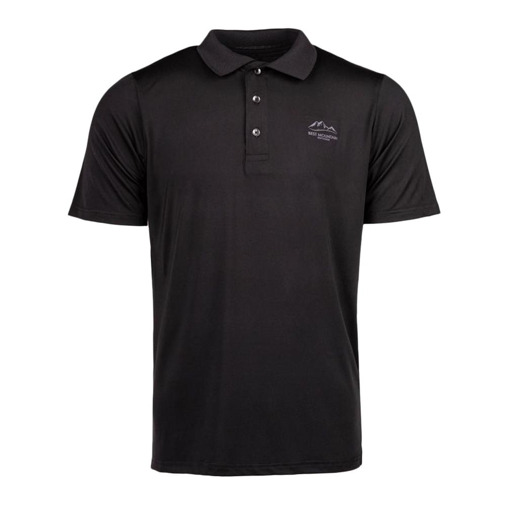 Polo negro hombre Best Mountain RANDO 107 barato