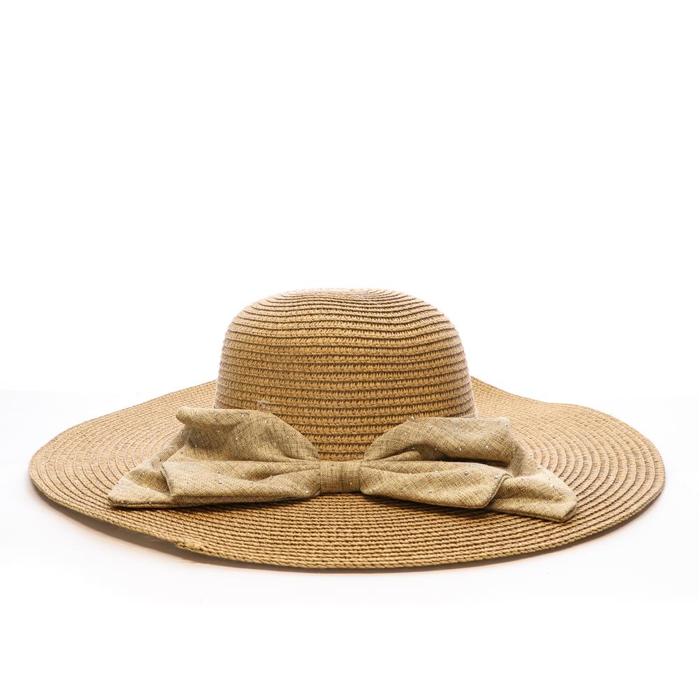 Camel-coloured floppy hat by Via Lorenzo SPCH1511 Photo of the Espace des Marques %store% store - view of %key%