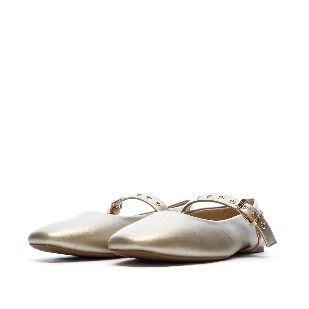Xti 145118 Women’s Gold Ballet Flats Photo of the Espace des Marques %store% store - view of %key%