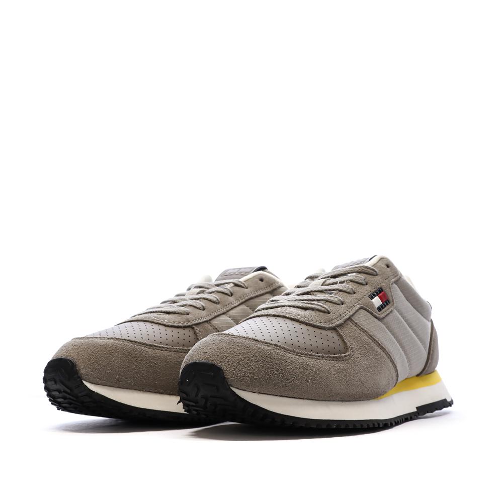 Baskets Grises Homme Tommy Hilfiger Runner Flag vue 6