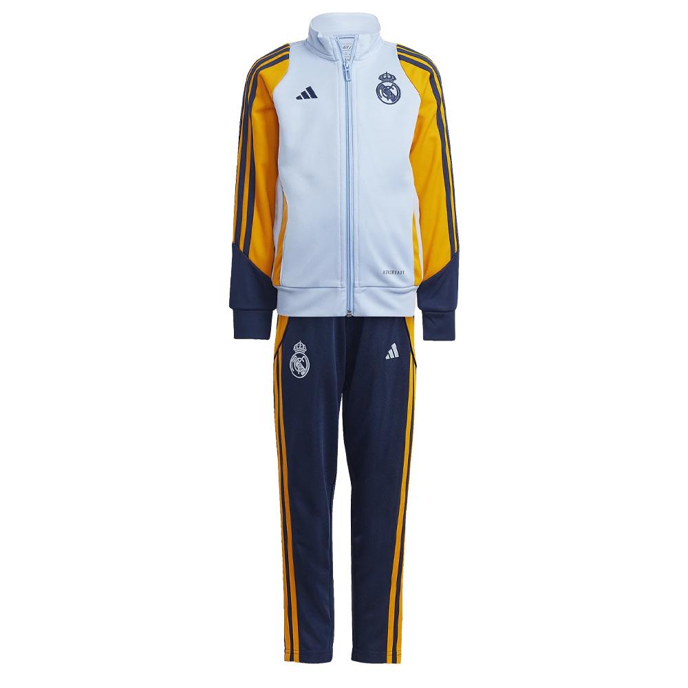 Real Madrid Chándal azul/azul marino/amarillo para niño Adidas 24 barato