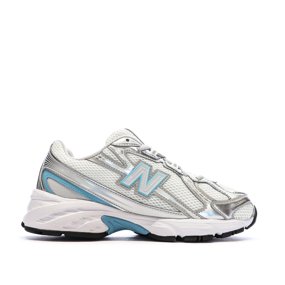 New Balance 740 Damen-Sneaker Silber/Türkis Ansicht 2
