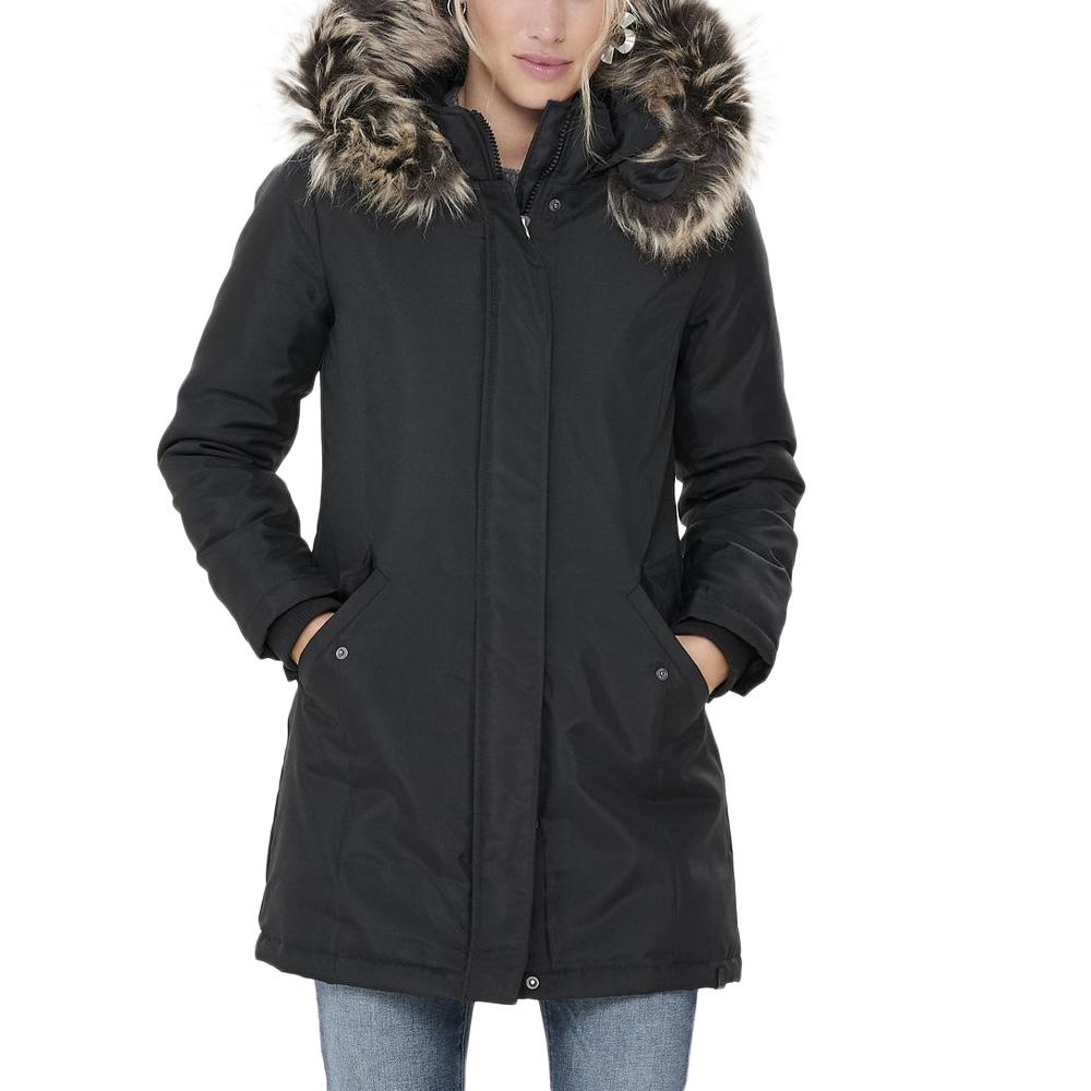Only Fresh Women's Black Coat affordable