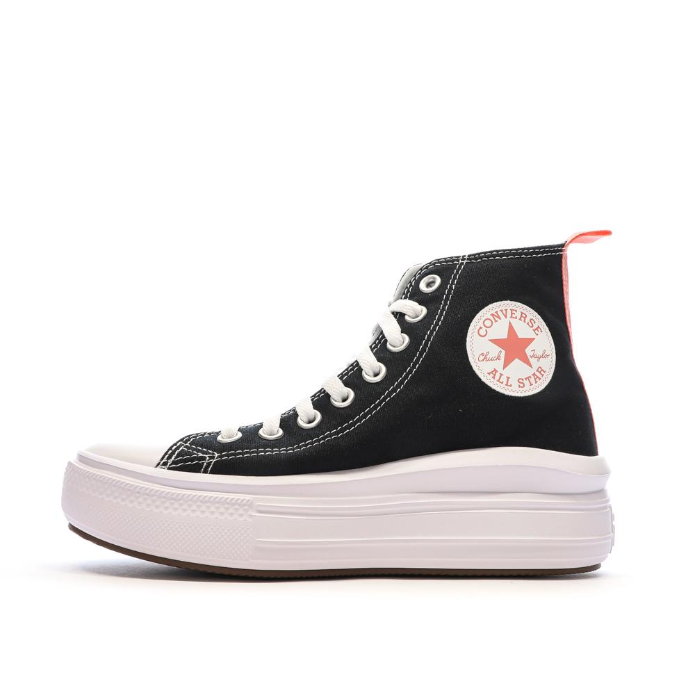 Sneaker Schwarz/Pink Frau Converse All Star Move Platform günstig