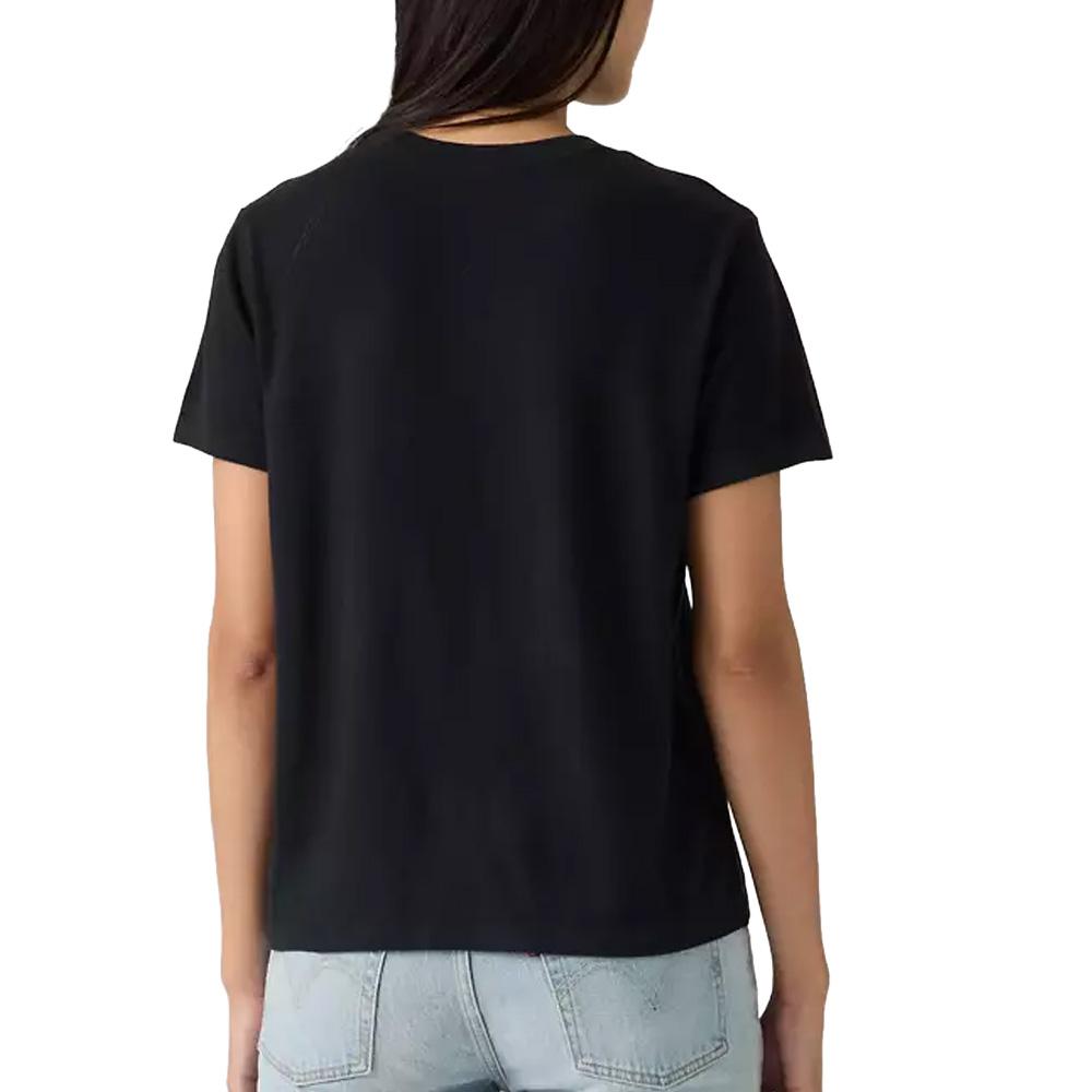 T-shirt Noir Femme Levi's Perfect vue 2