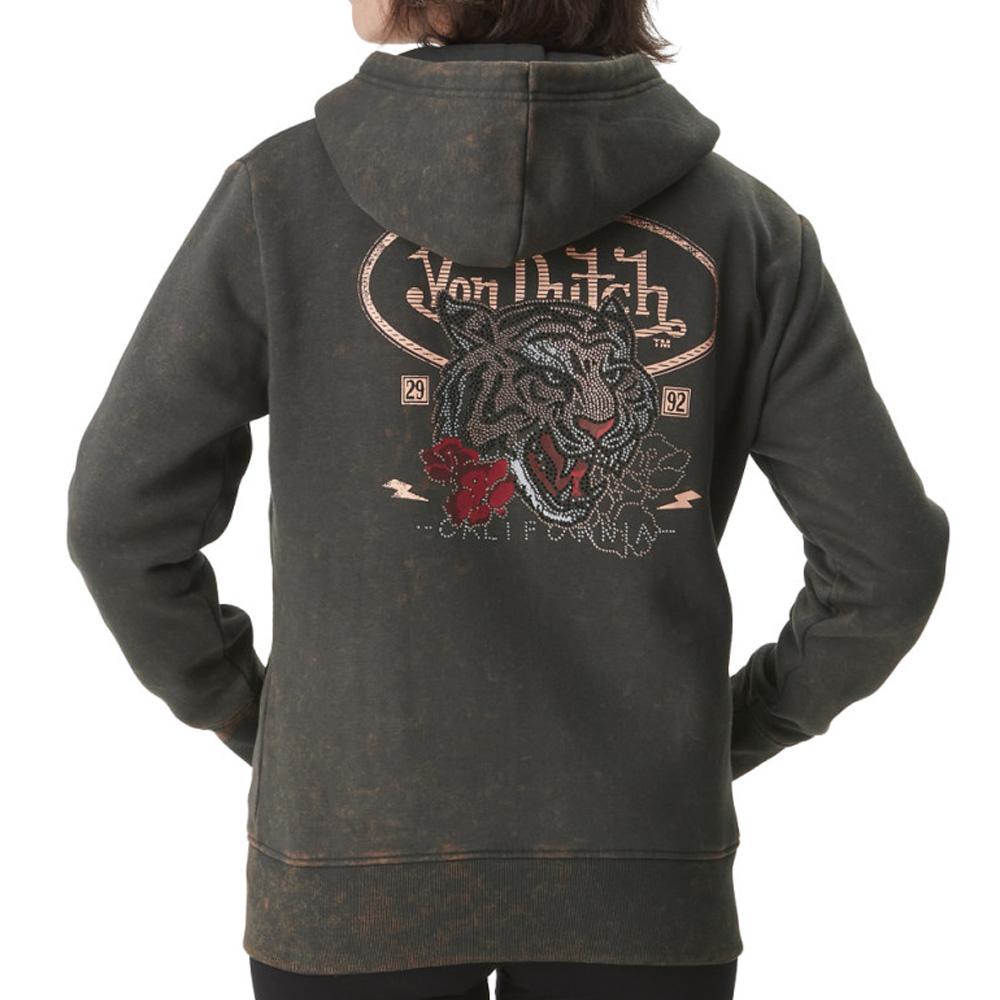 Sweatshirt Braun Frau Von Dutch Rug Ansicht 2