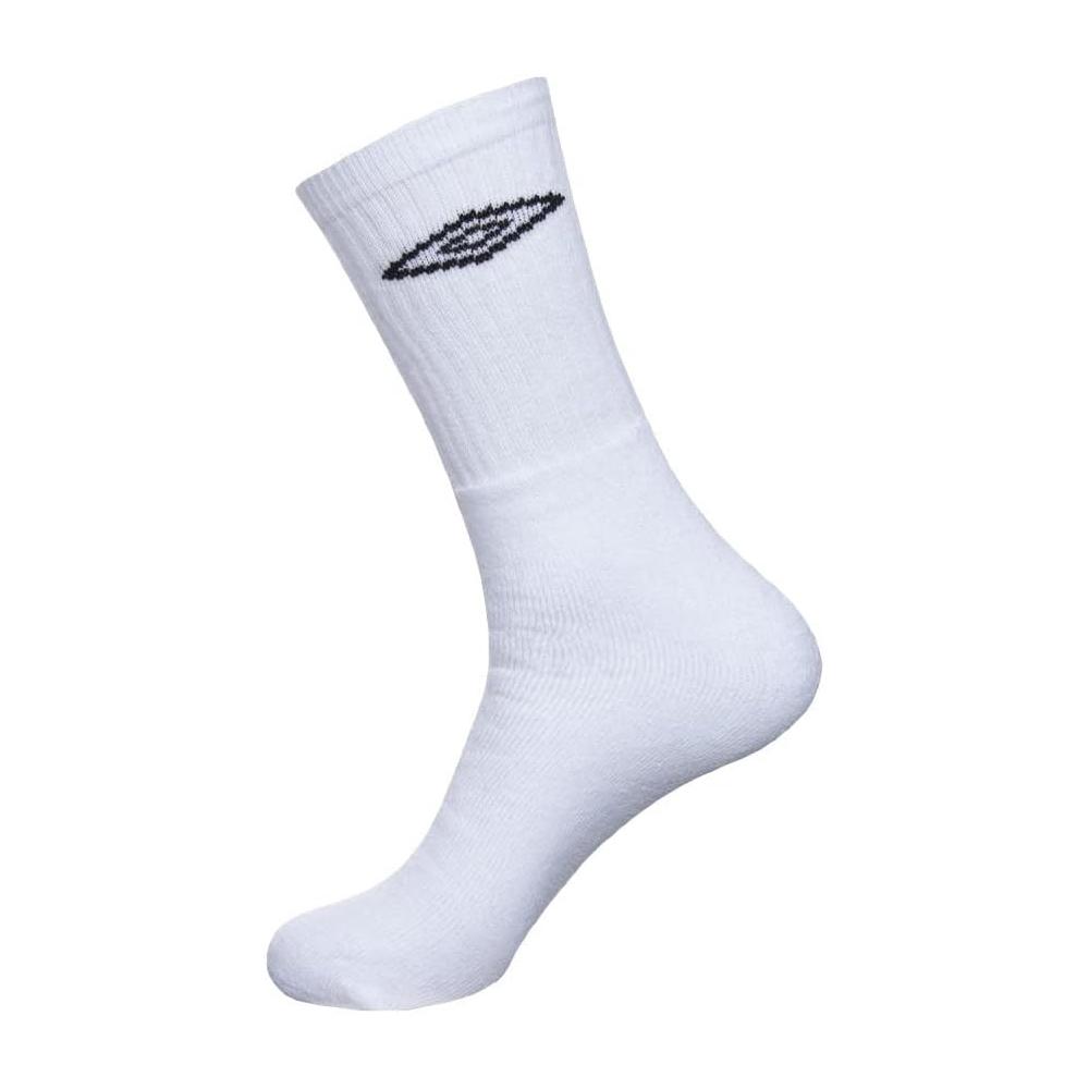 x6 Paar Umbro Tennis Socken Weiß Herren Ansicht 2