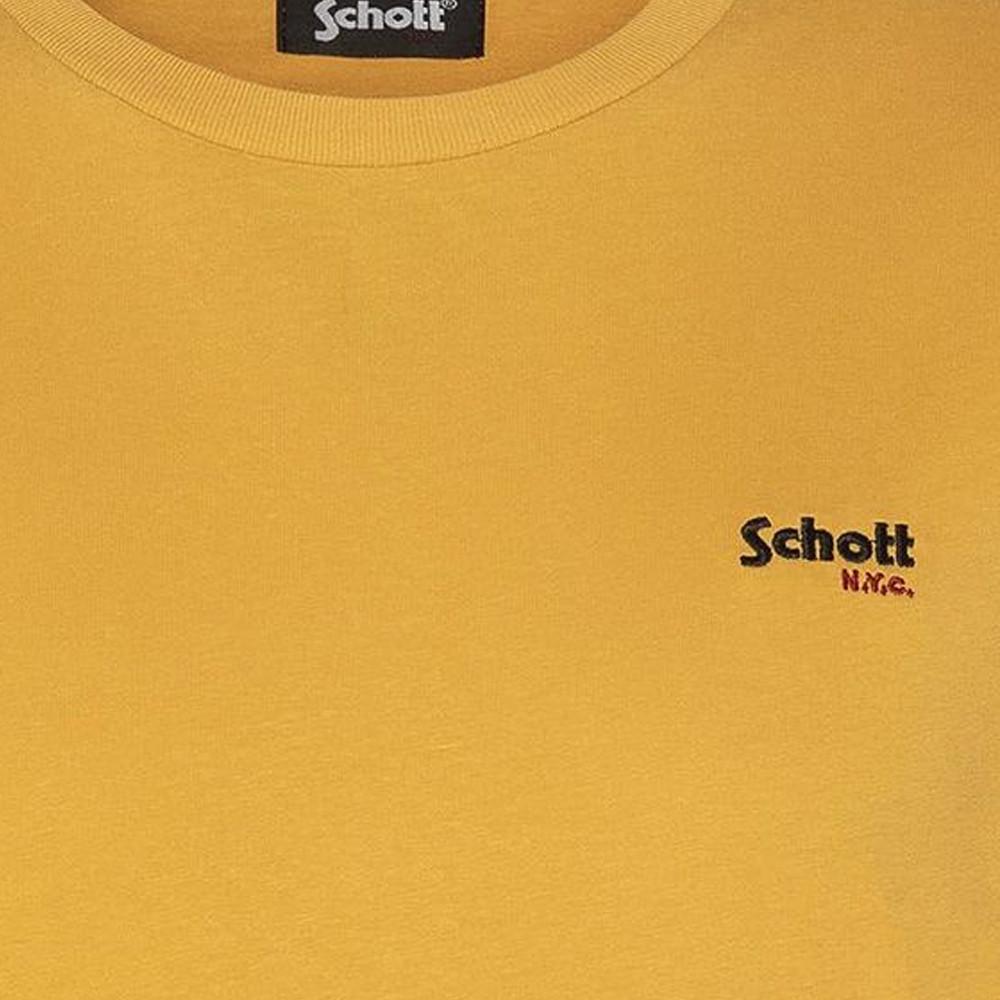 Gelbes T-Shirt für Männer Schott Brode Ansicht 2
