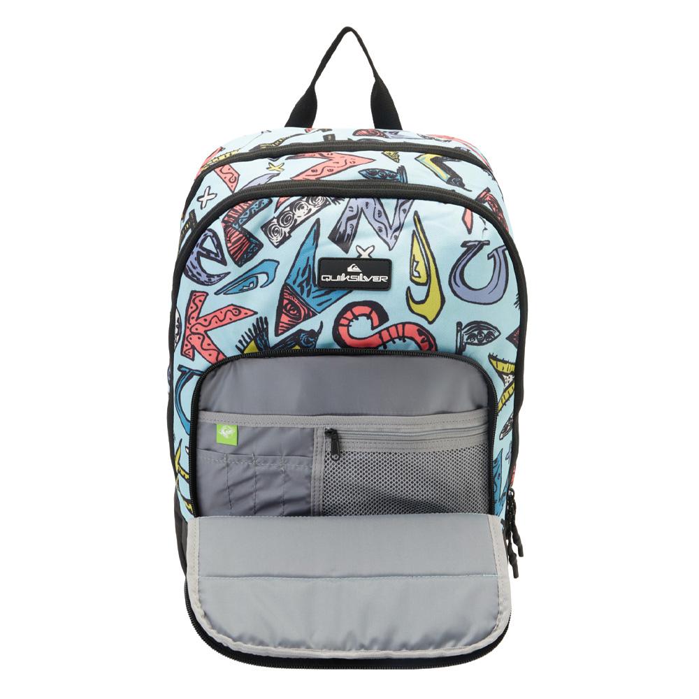 Mochila azul para niño Quiksilver Burst ver 3