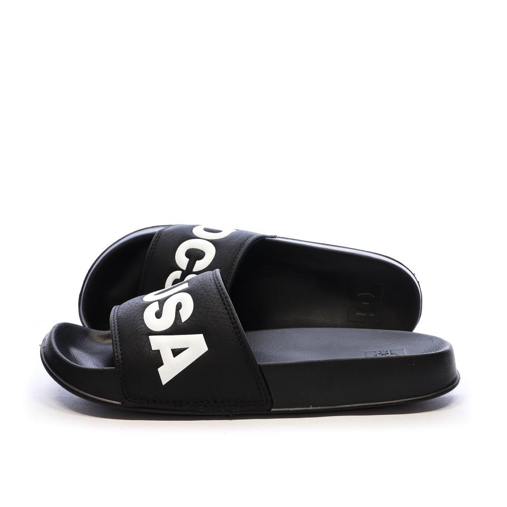 Claquettes Noires Homme DC Shoes Slide vue 4