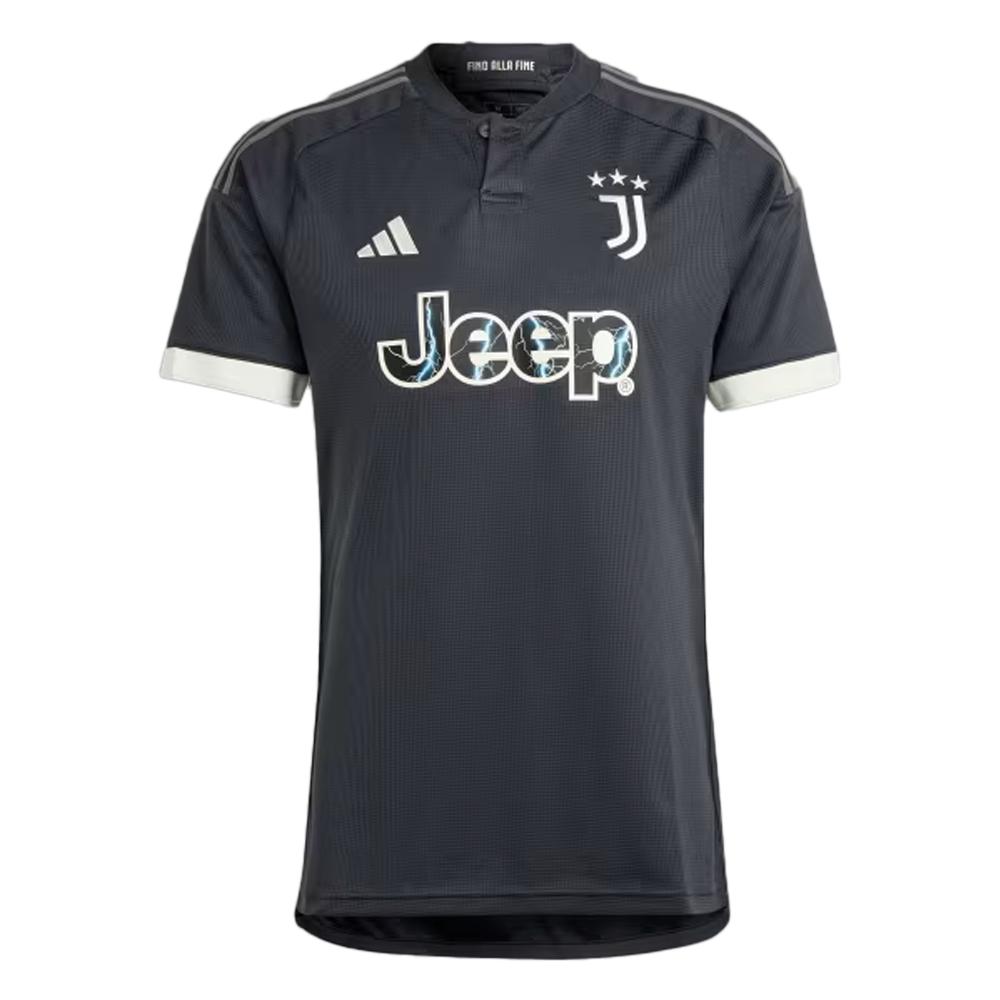 Juventus Maillot de Football Noir Homme Adidas Third 23/24 pas cher