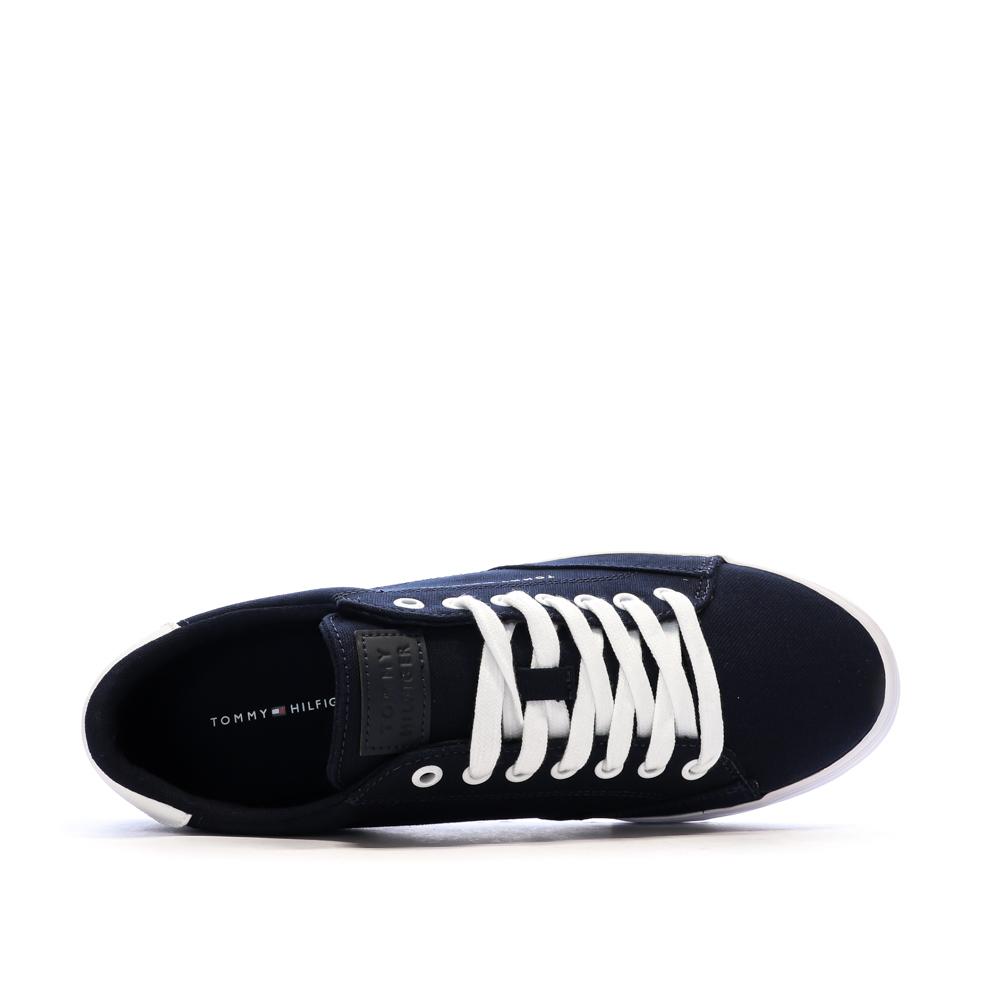 Baskets Marine Homme Tommy Hilfiger Vulc Core Rwb vue 4