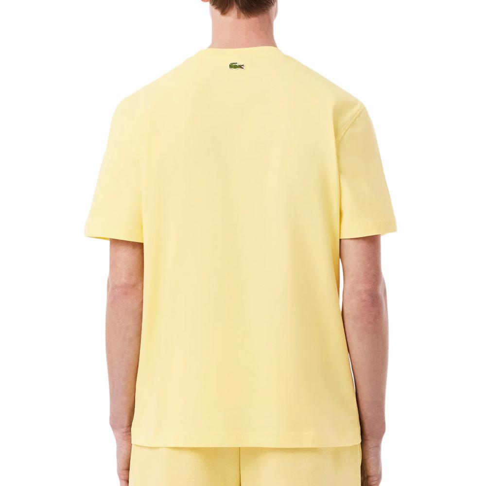 Gelbes Herren-T-Shirt von Lacoste TH0284 Ansicht 2