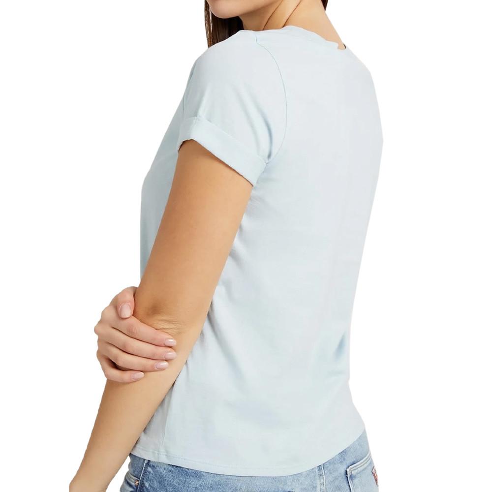 Camiseta Guess Azul Cielo 1981, Mujer ver 2