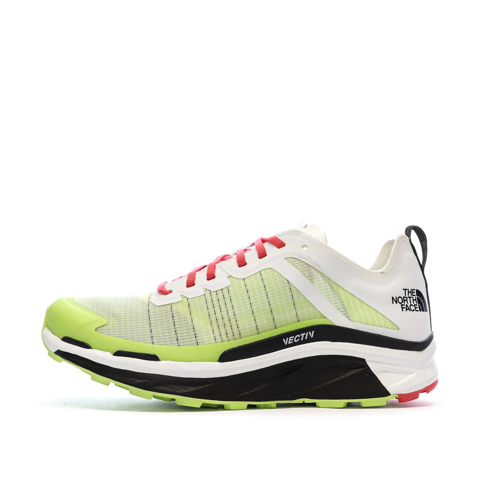 Chaussures de trail Blanches/Noires Femme The North Face Vectiv pas cher