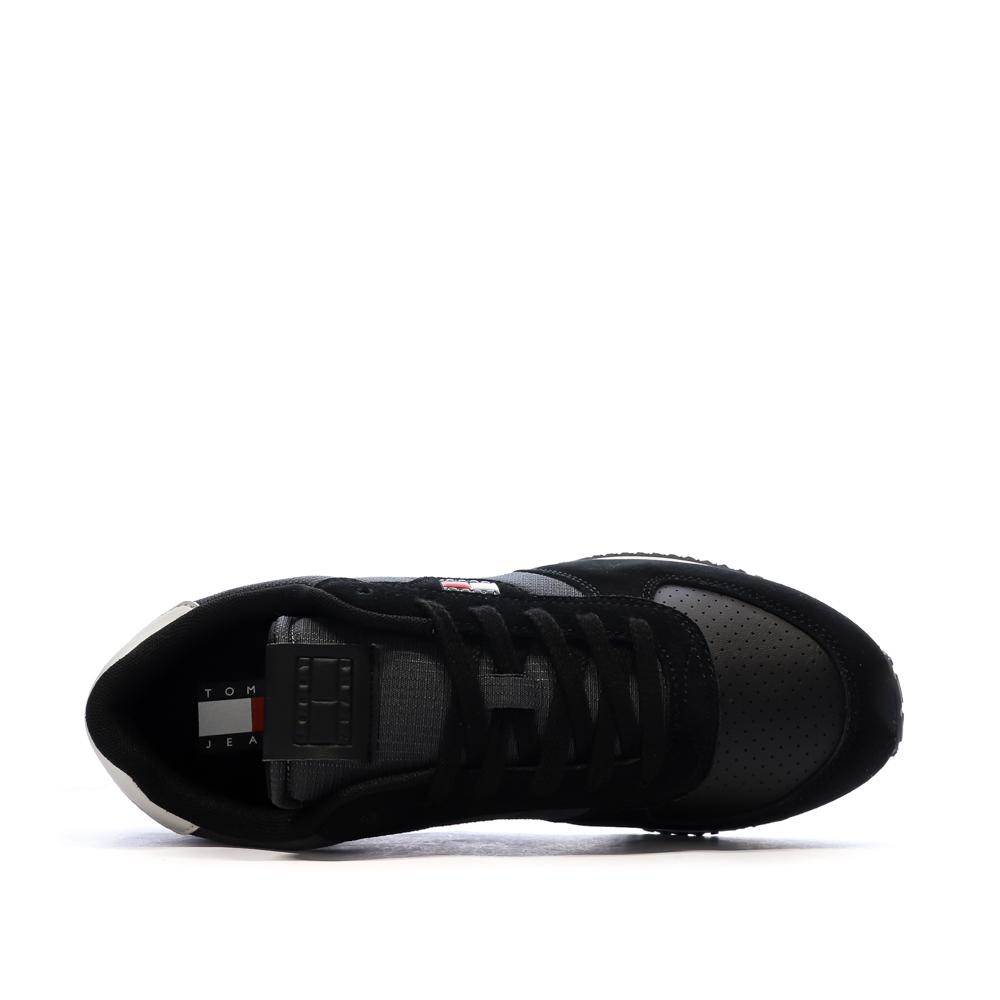 Baskets Noir Homme Tommy Hilfiger Runner Flag vue 4