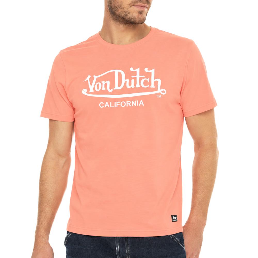 Camiseta rosa de hombre Von Dutch FIRST barato