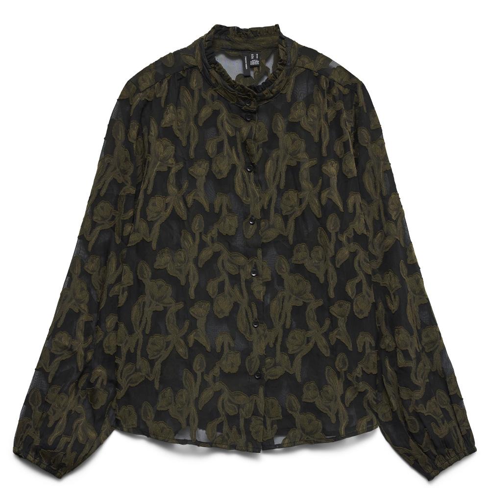 Schwarzes Damenhemd von Vero Moda Vctoria günstig