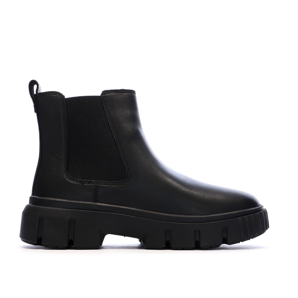 Schwarze Damenstiefeletten von Timberland Greyfield Ansicht 2