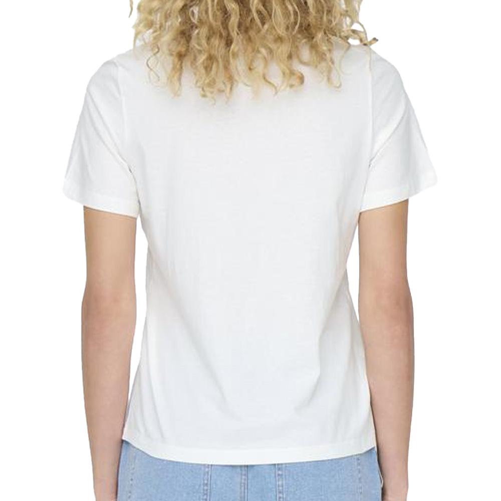 T-shirt Blanc Femme JDY Pisa 15298612 vue 2