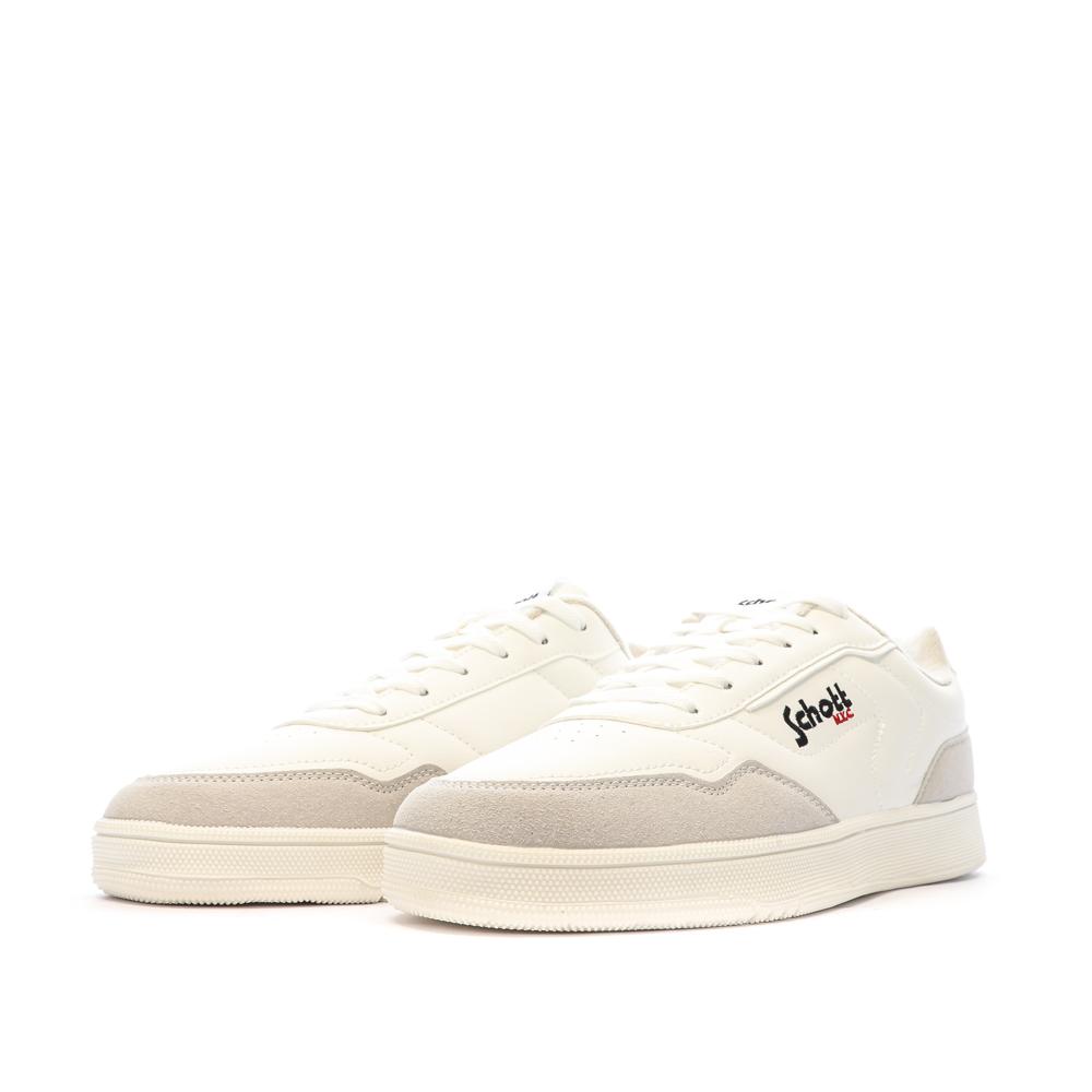 Schott Titan Zapatillas blancas para hombre ver 6