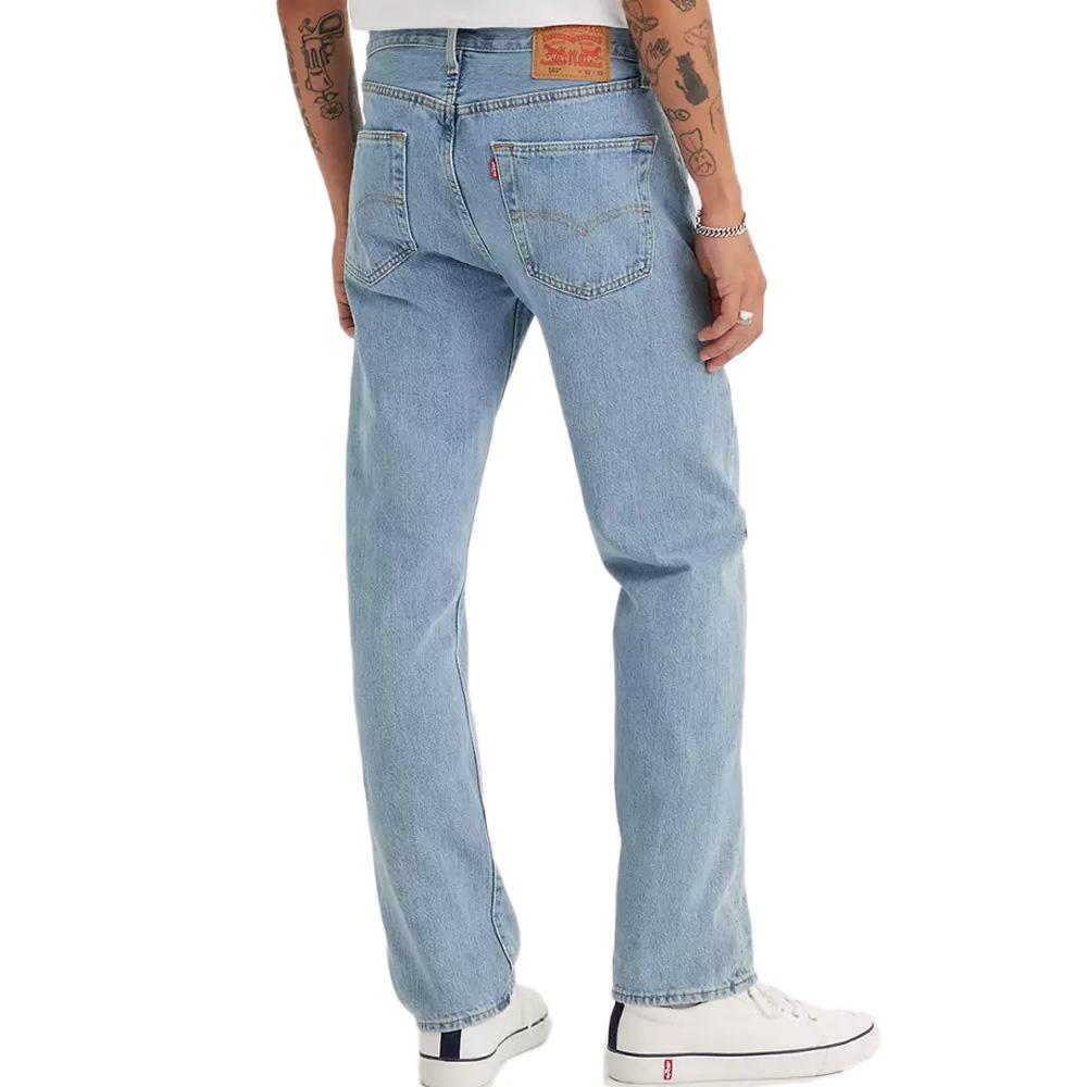 Jeans Hellblau Mann Levi's 501 Levis Original Fit Ansicht 2