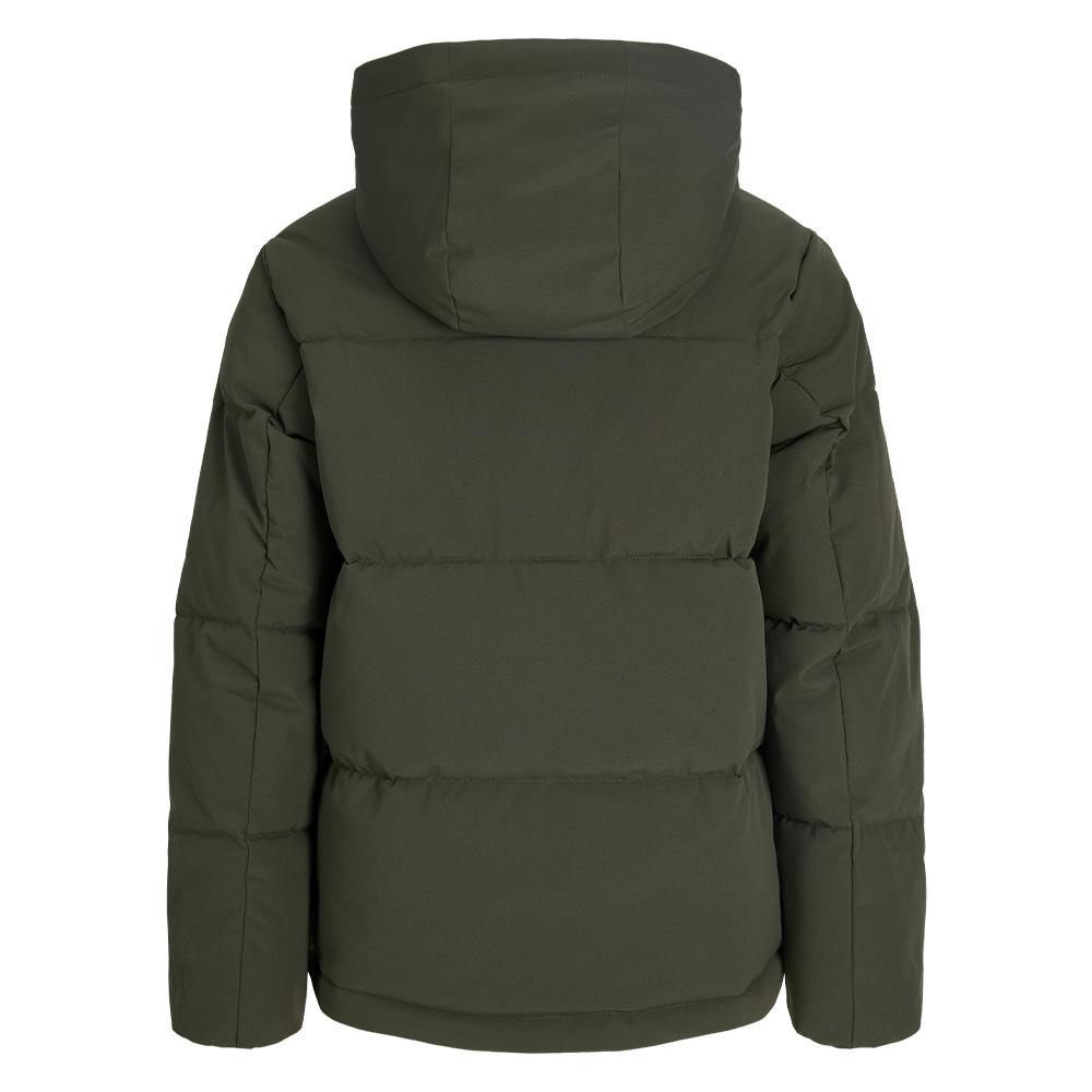 Doudoune à capuche junior kaki Jack & Jones Galaxy Puffer vue 3