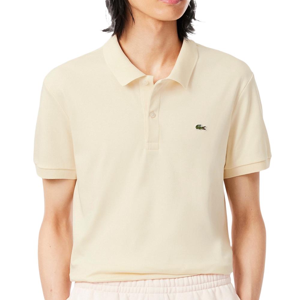 Polo Écru Homme Lacoste DH2050 pas cher