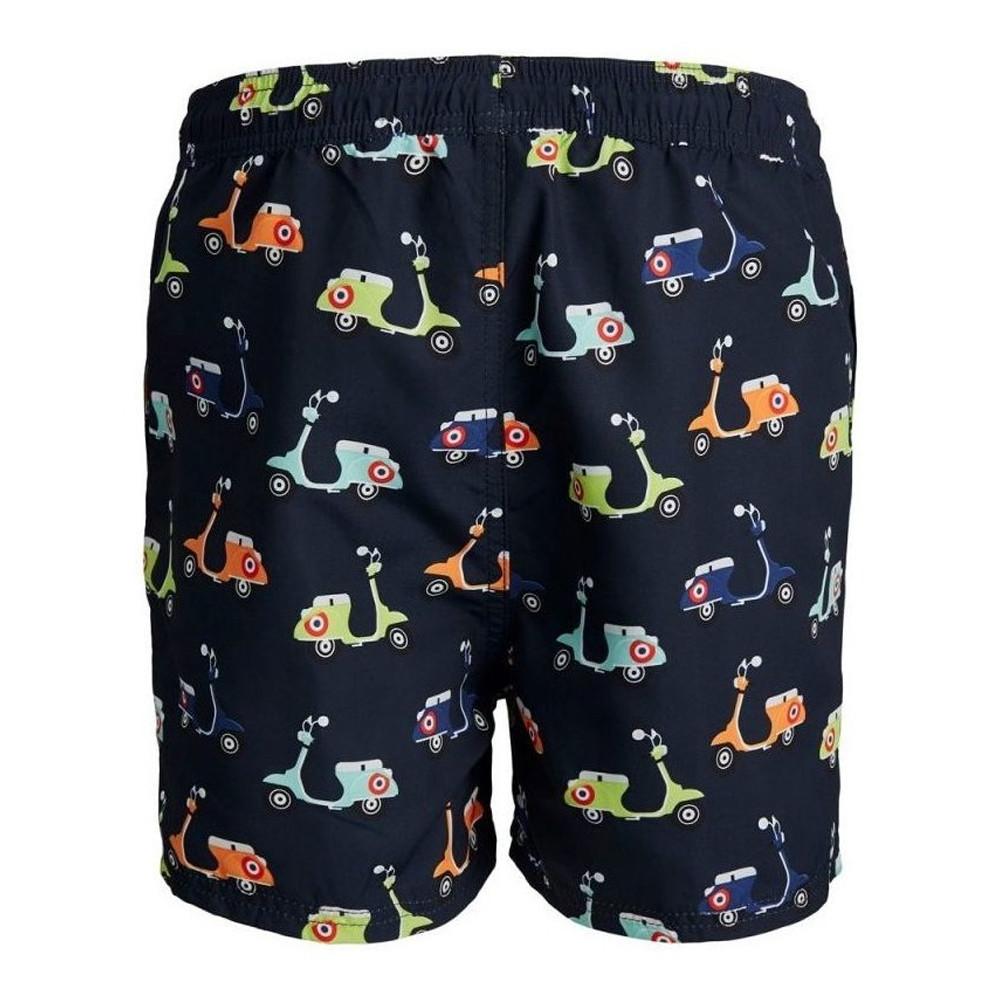 Schwarzer Herren-Badeanzug von Jack & Jones, Modell „Haruba“ Ansicht 2