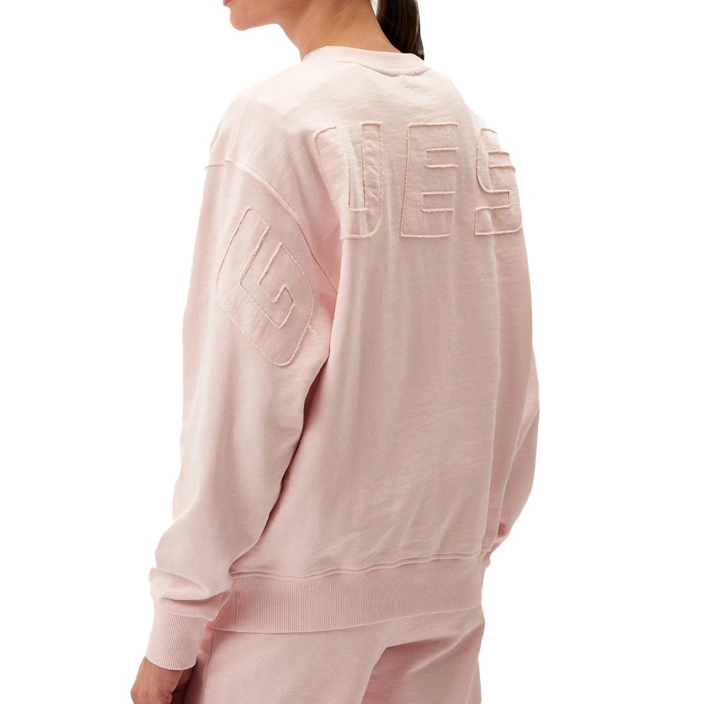 Women's pink sweatshirt Guess Rgine Photo of the Espace des Marques %store% store - view of %key%