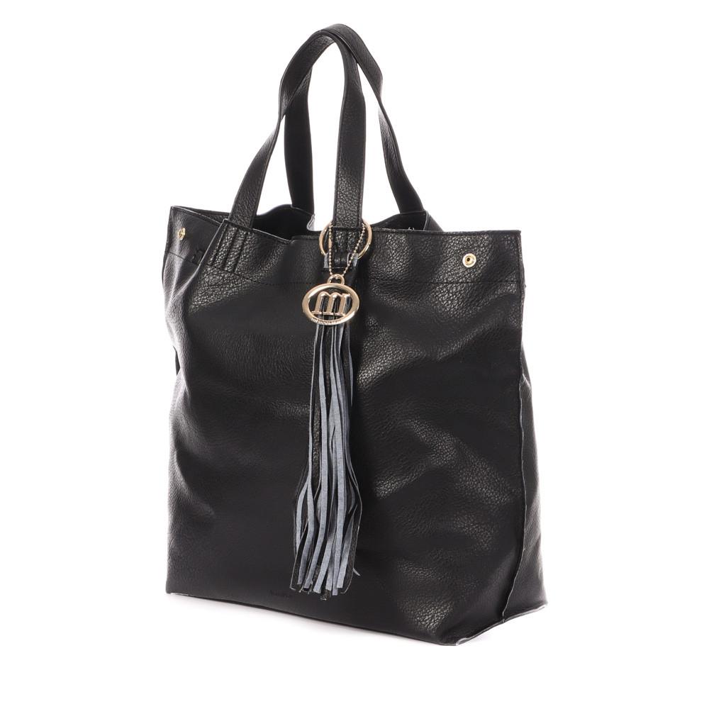 Sac à main Noir Femme Manoukian Hobochic vue 3