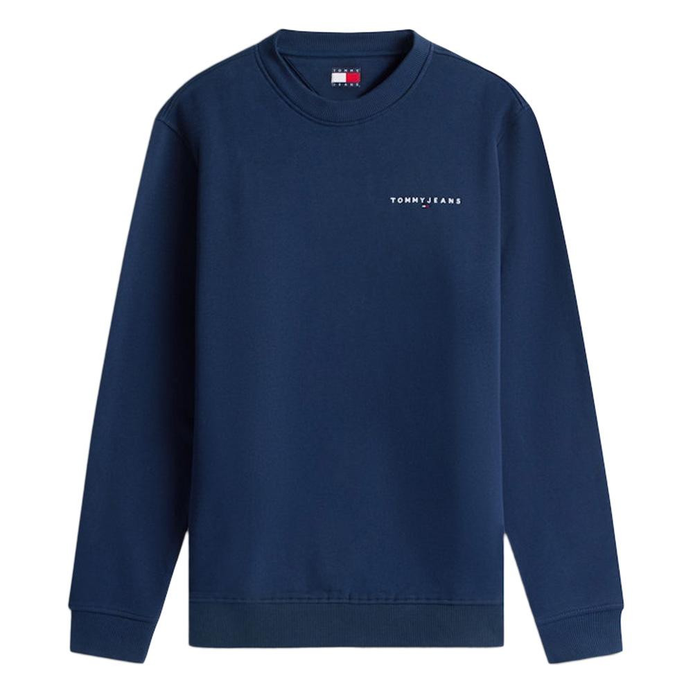 Sweatshirt Marine Herren Tommy Hilfiger Linear Crew Ansicht 2