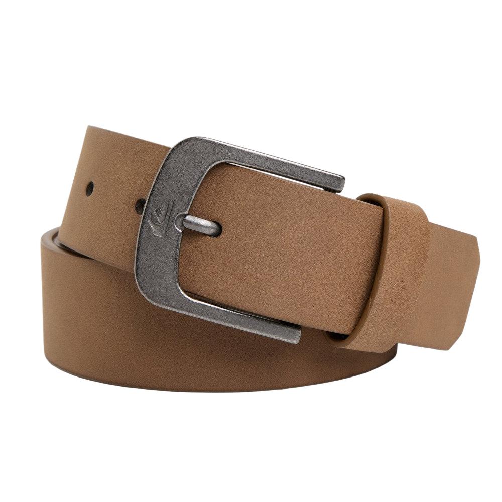 Cinturón marrón para hombre Quiksilver Main Street barato