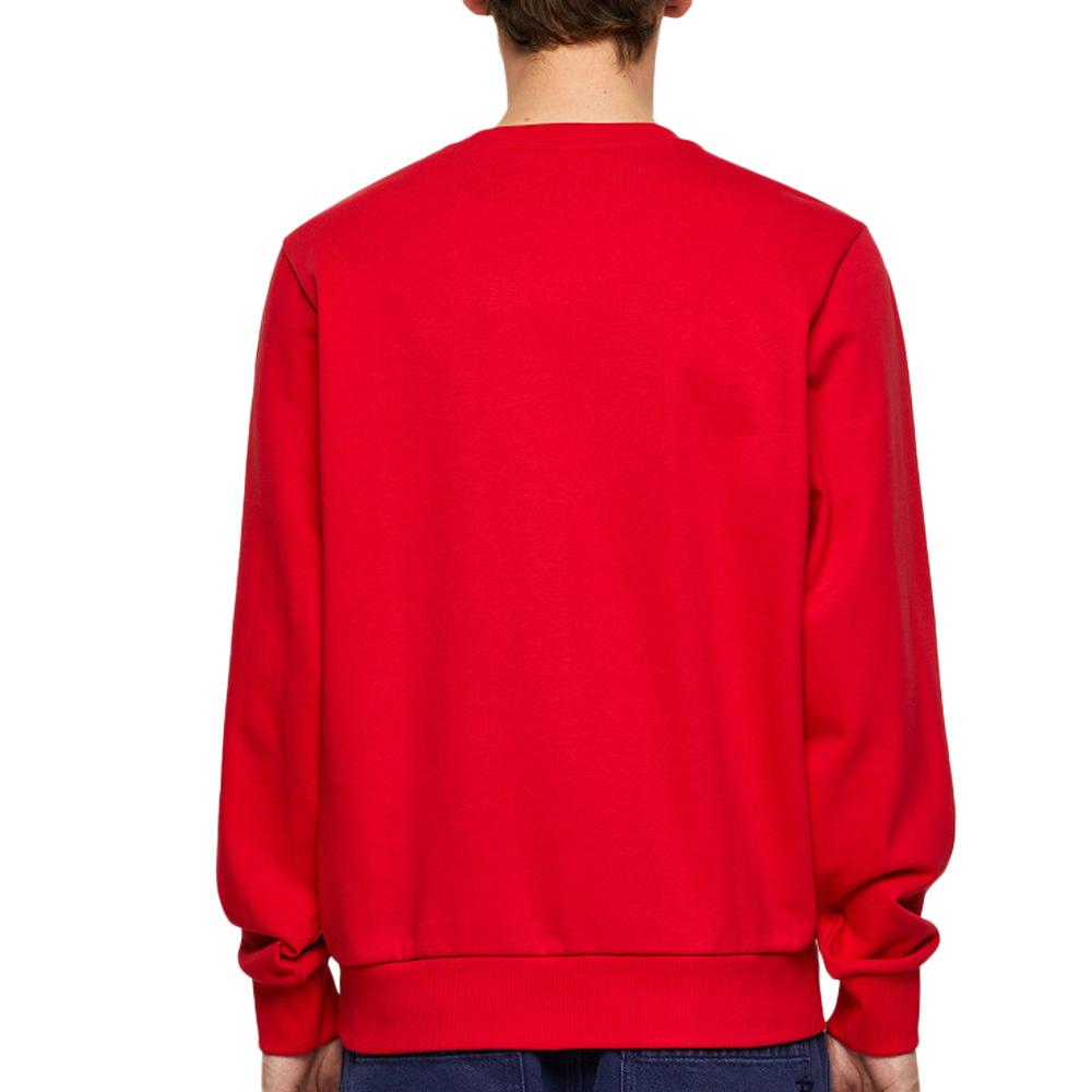 Sudadera Diesel Roja S-Girk, Hombre ver 2