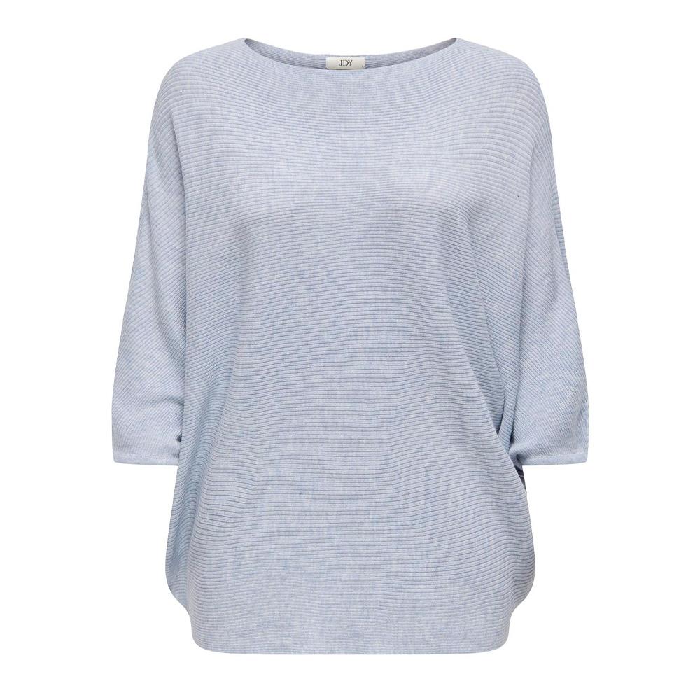 JDY New Behave Women's Light Blue 3/4 Sleeve Sweater affordable